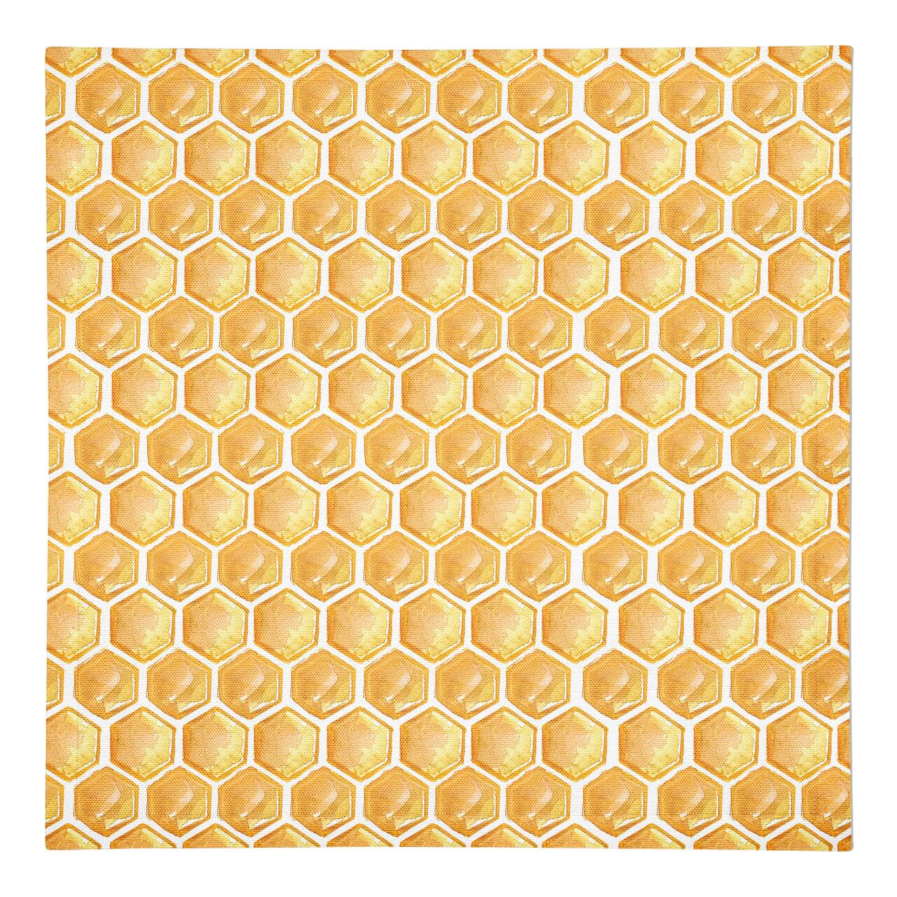Painted Honeycomb 10" x 10" Cotton Twill Napkin